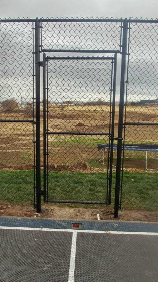 Basketball Court Fencing Joshy's Fencing & Contracting LLC