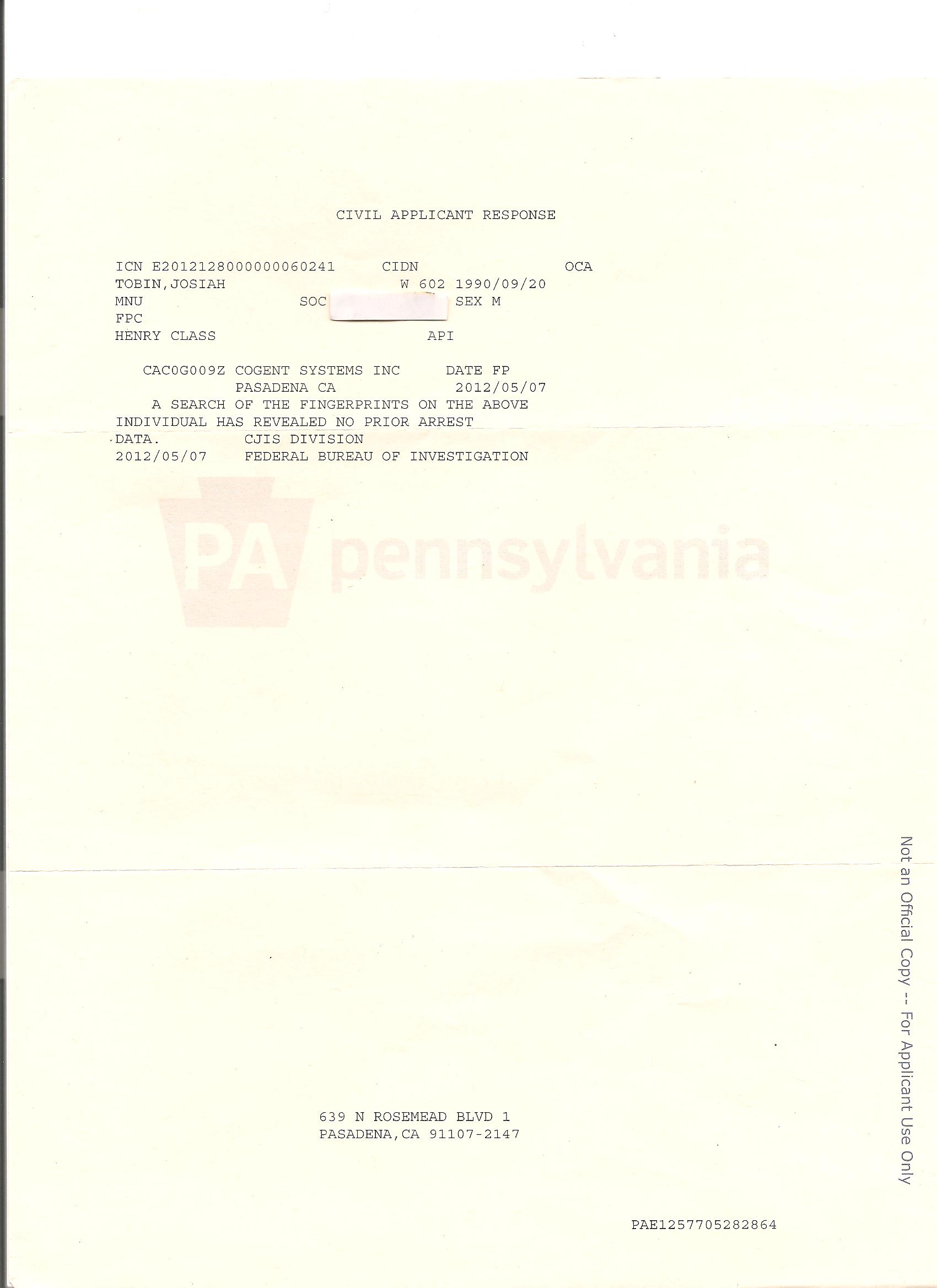 Clearances Josiah Tobin's EPortfolio