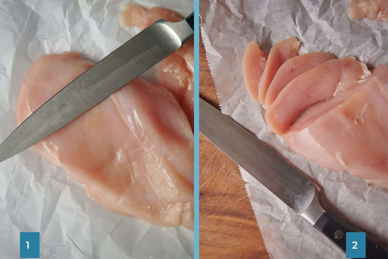 How to Cut Chicken Breast Josie + Nina