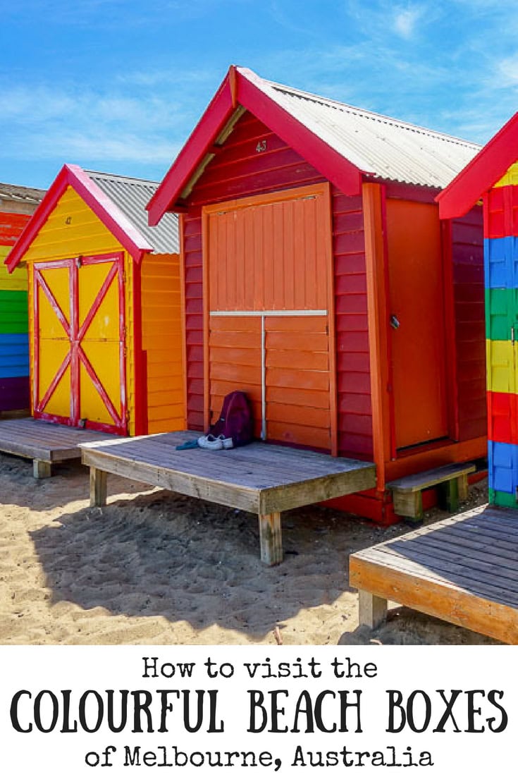 How to Visit the Melbourne Beach Boxes Josie Wanders