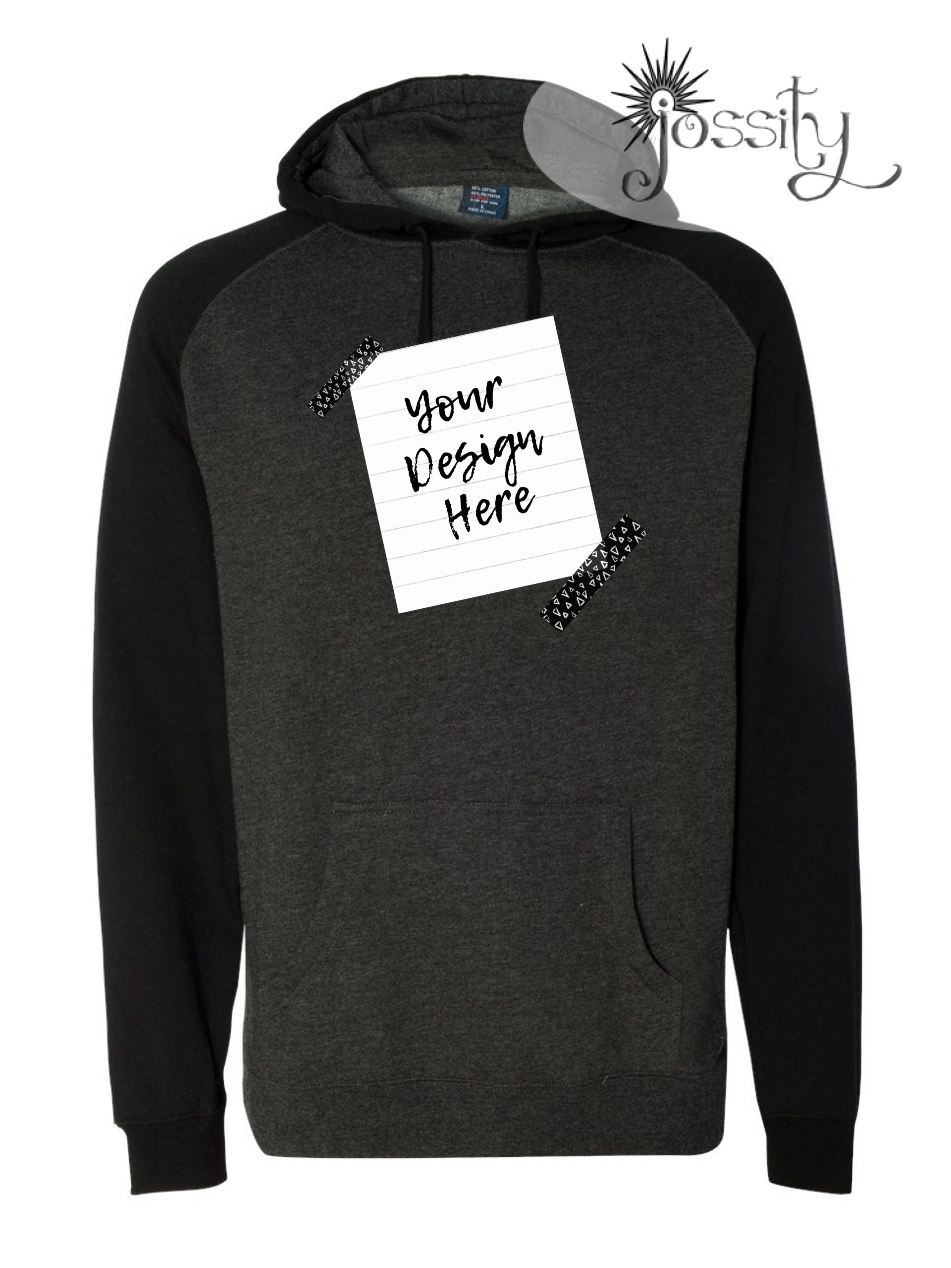 Custom Raglan Hoodie Jossity