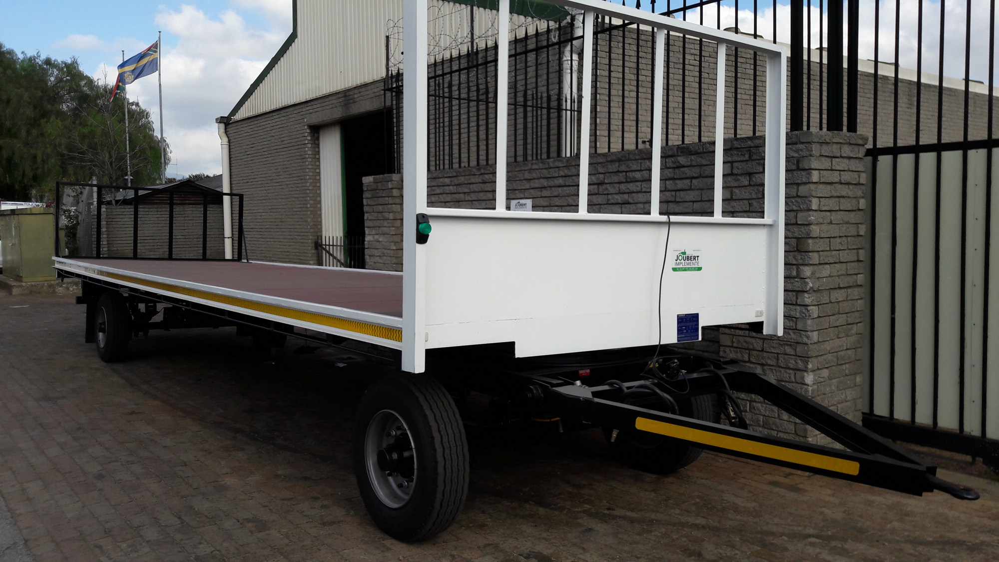 6T Flatdeck Drawbar Trailer Joubert Implemente