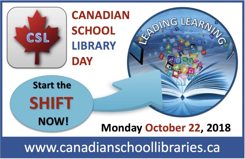 Canadian School Library Day 2018 Canadian School Libraries Journal