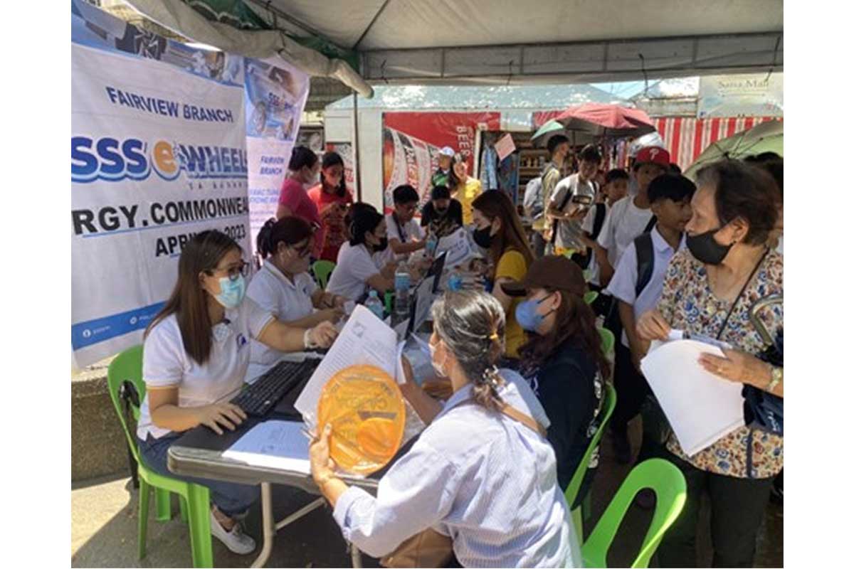 SSS Fairview Branch Conducts EWheels Program In Commonwealth, Quezon