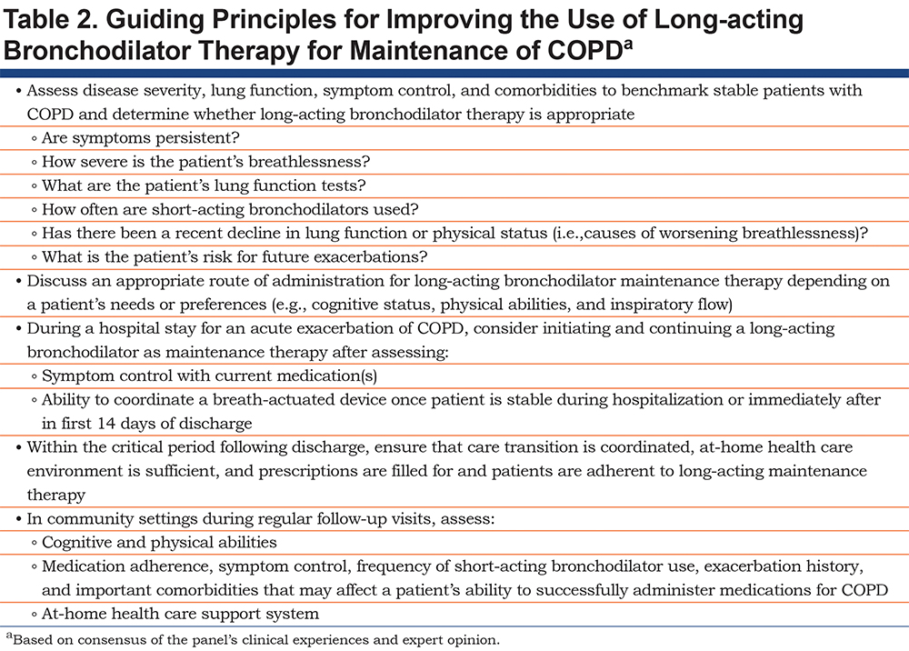 Nebulized LABA Therapy for COPD JOurnal of COPD Foundation