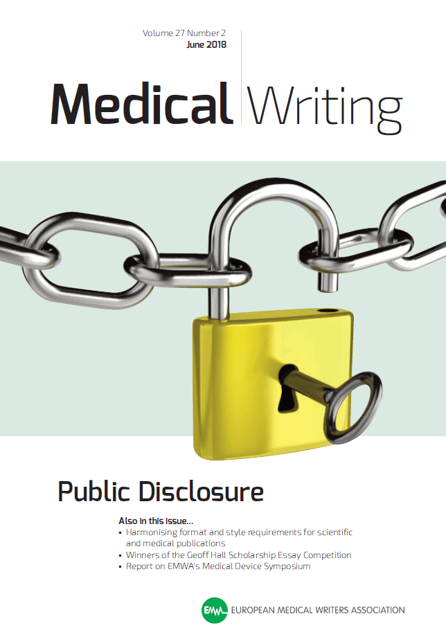 Medical Writing Public Disclosure Clinical trial disclosure and
