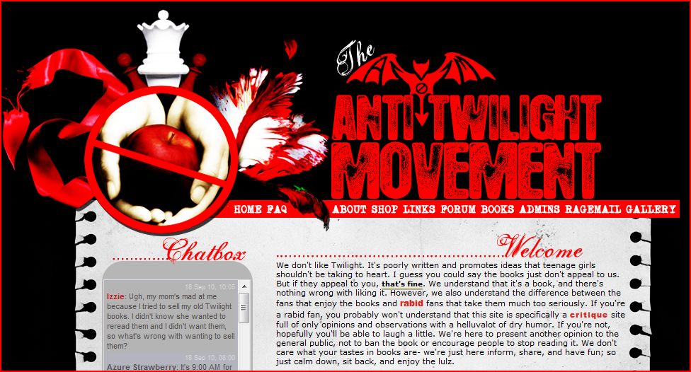 2. The AntiTwilight Movement