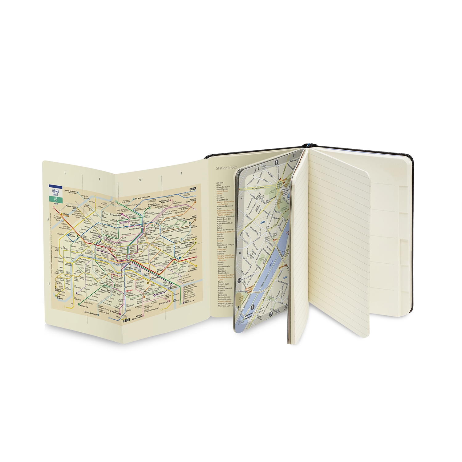 Moleskine City Notebook Paris, Pocket, Black, Hard Cover (3.5 X 5.5