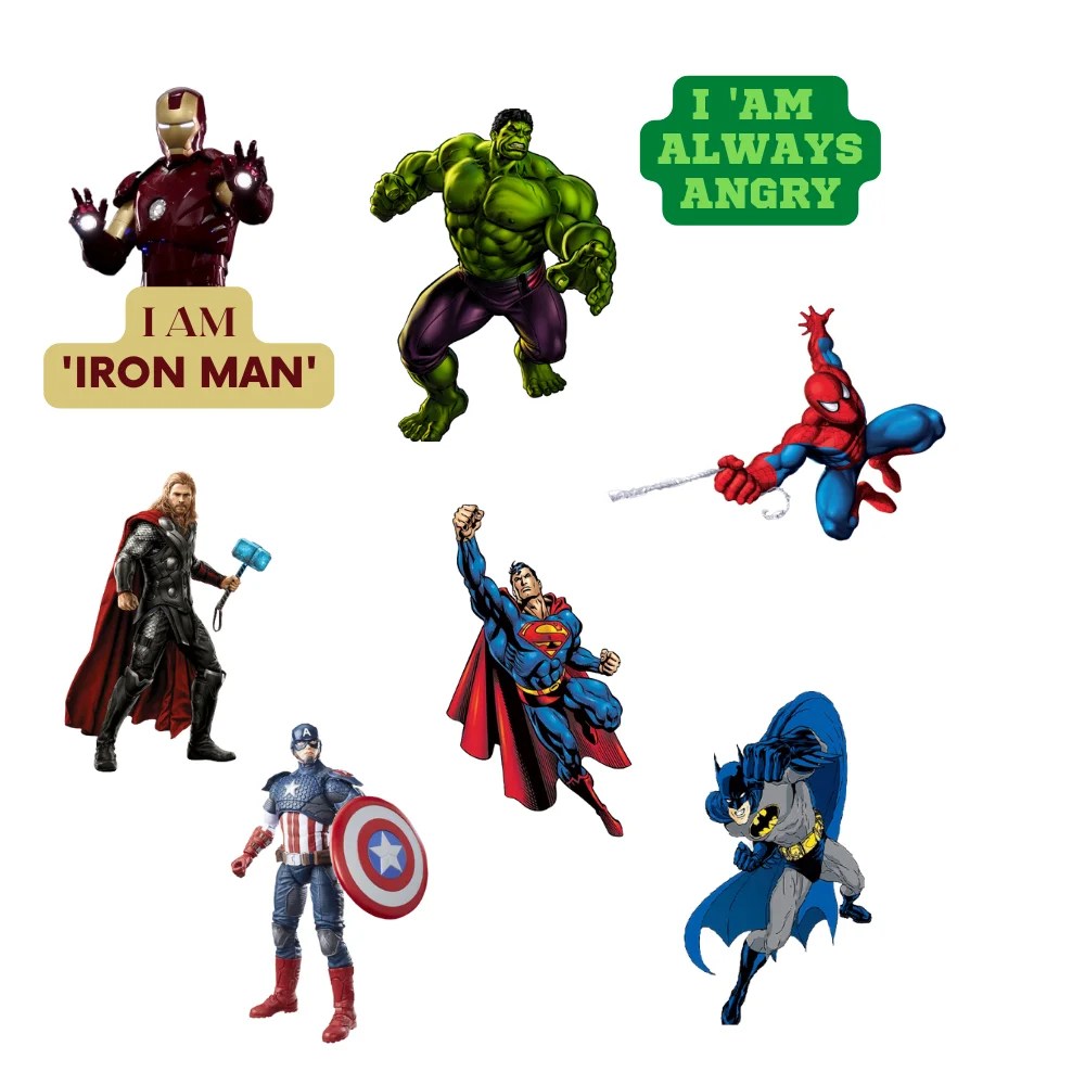 Superheroes Stickers Mini Pack Buy Superheroes stickers online