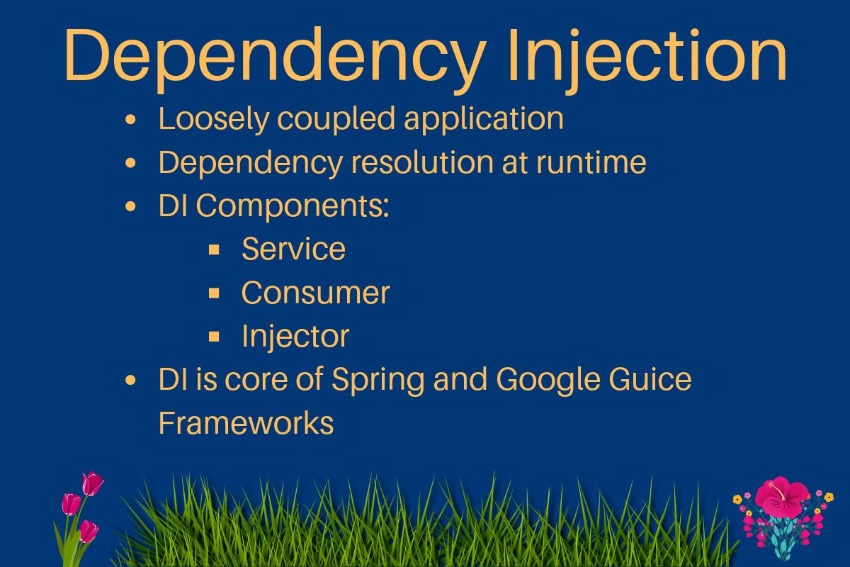 Java Dependency Injection DI Design Pattern Example Tutorial