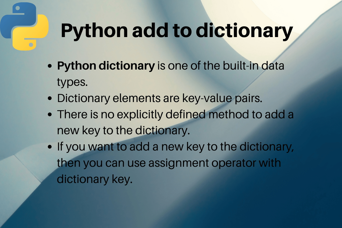 Python Add to Dictionary [Easy StepByStep] DigitalOcean