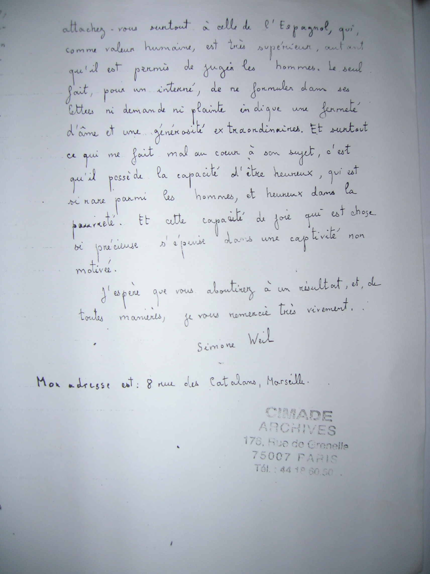 Il Restera De Toi Simone Veil