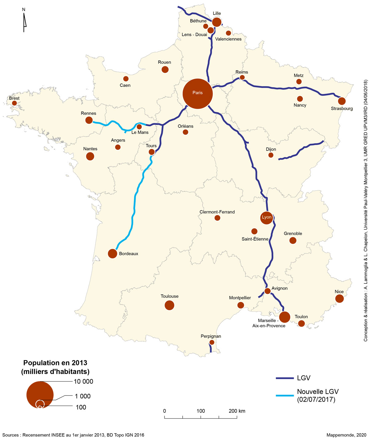 L’accessibilité ferroviaire à Paris des grandes aires