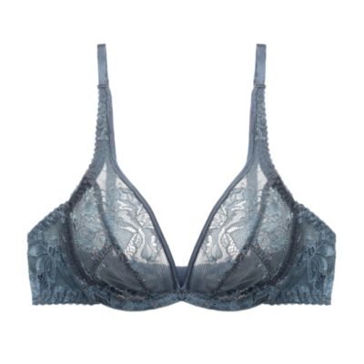 Fleur of England Geisha Lace Cup Plunge Bra Underwire Bras