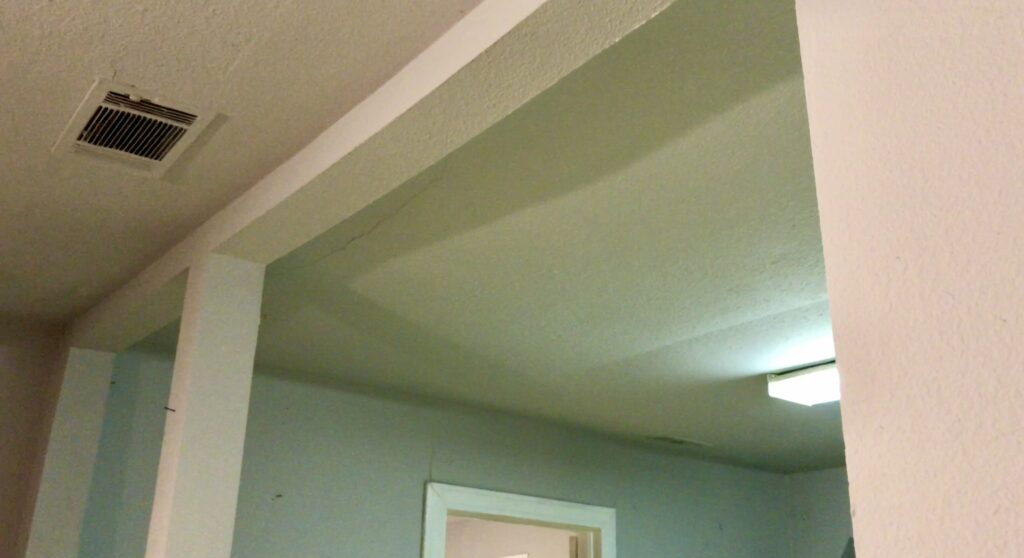 Putting Up Drywall on High Vaulted Ceiling Frame Alone Journey Down