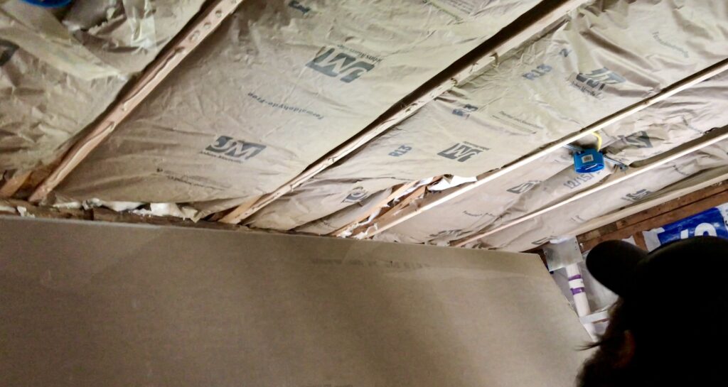 First Time Hanging Drywall Alone and Building Trailer to Haul It