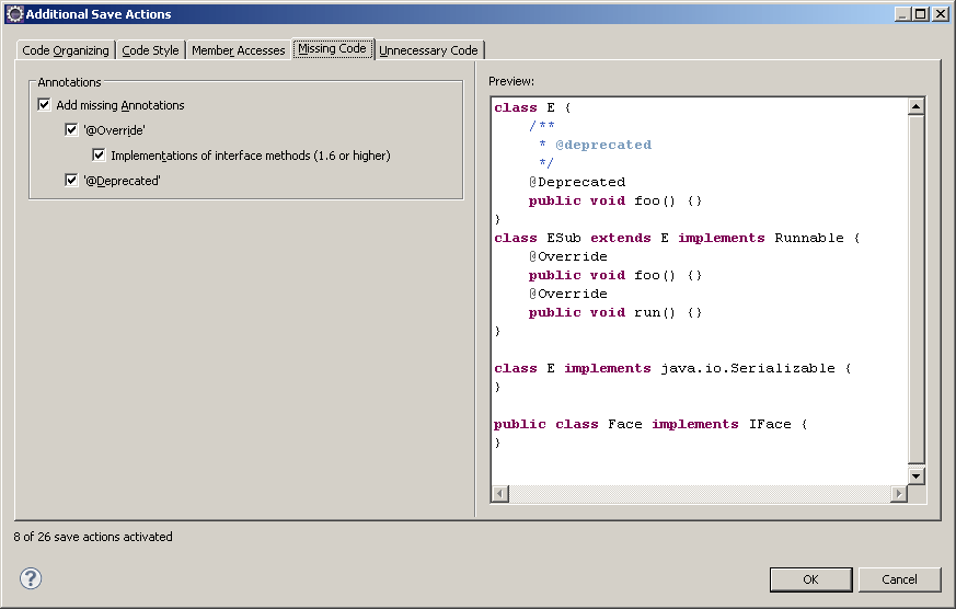 Eclipse formattage code — EjnTricks