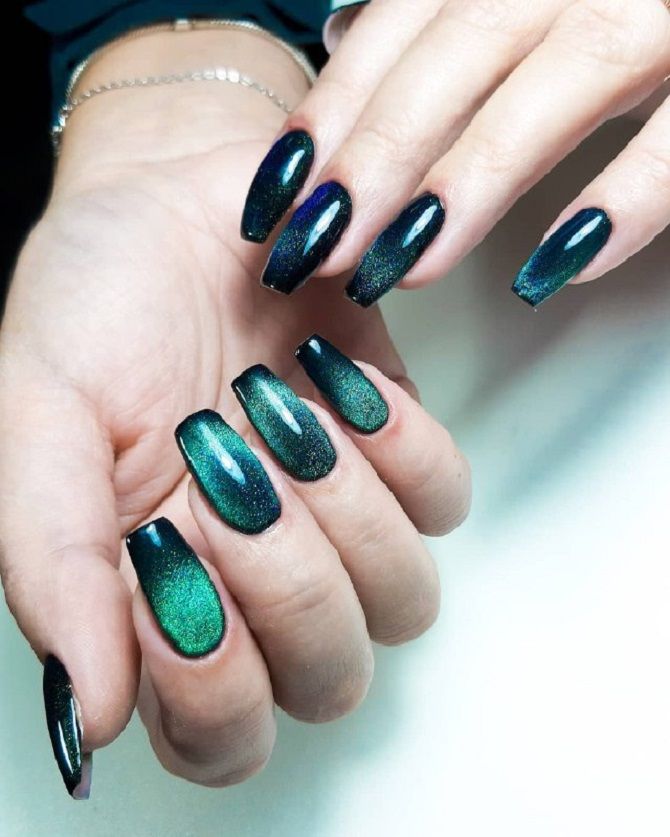 нарисованный макет ногтей