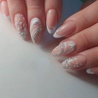 нарисованный макет ногтей