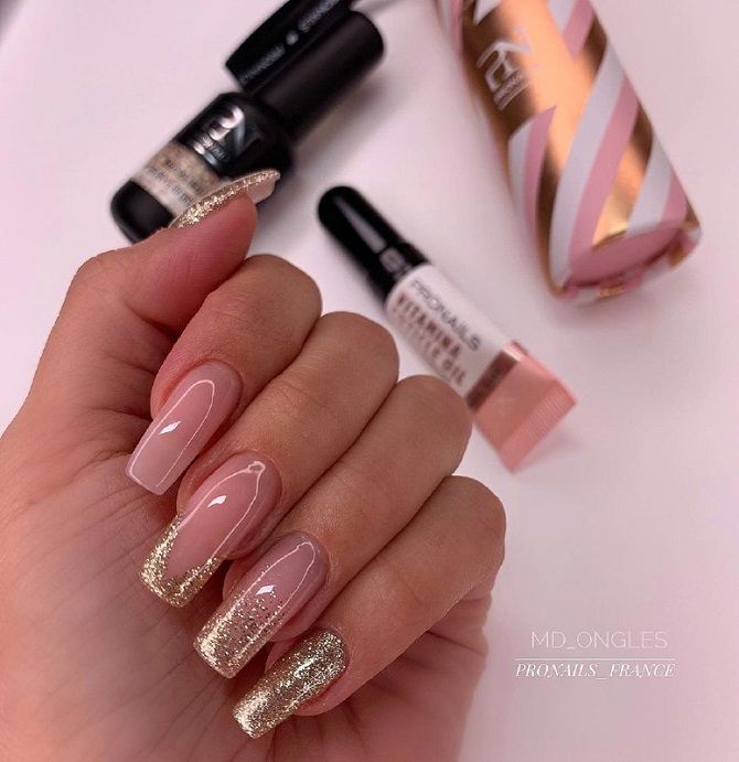 нарисованный макет ногтей