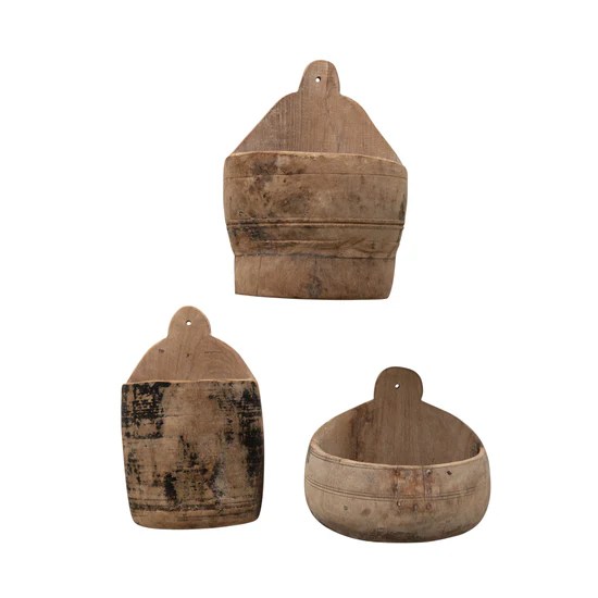 Wood WallMounted Half Pot Kit's