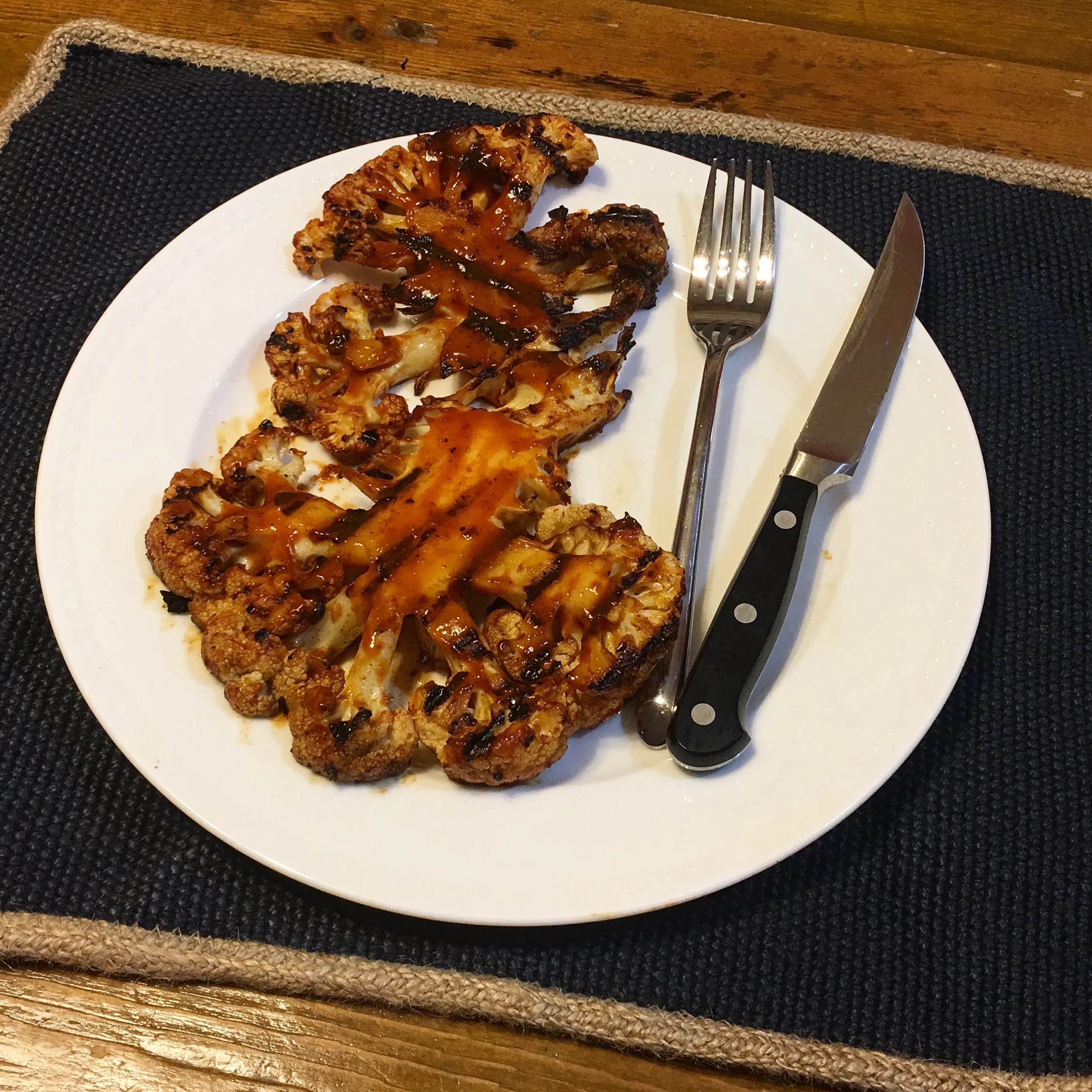 BBQ Cauliflower Steak Joy Bauer