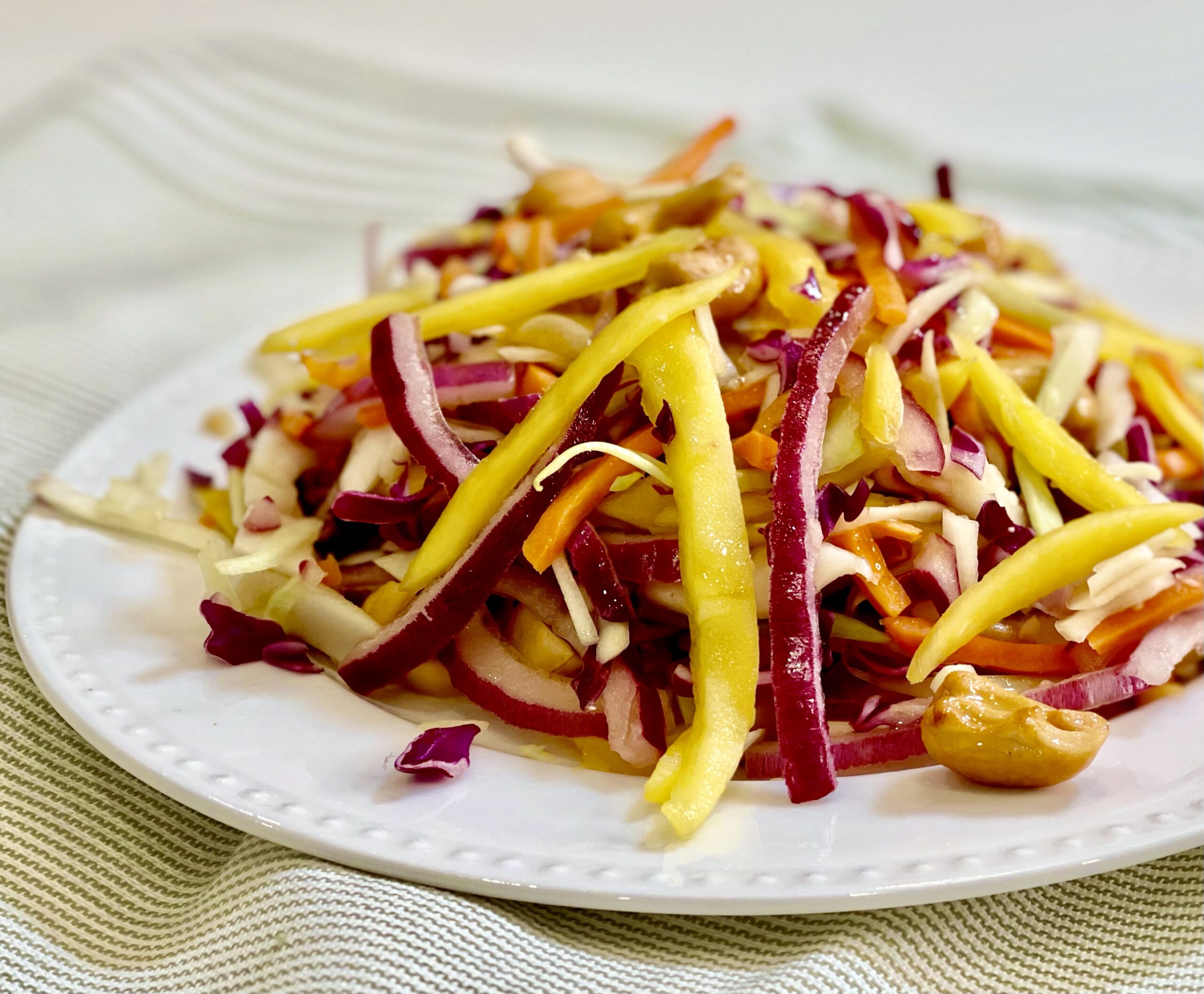 Mango Cashew Coleslaw Joy Bauer