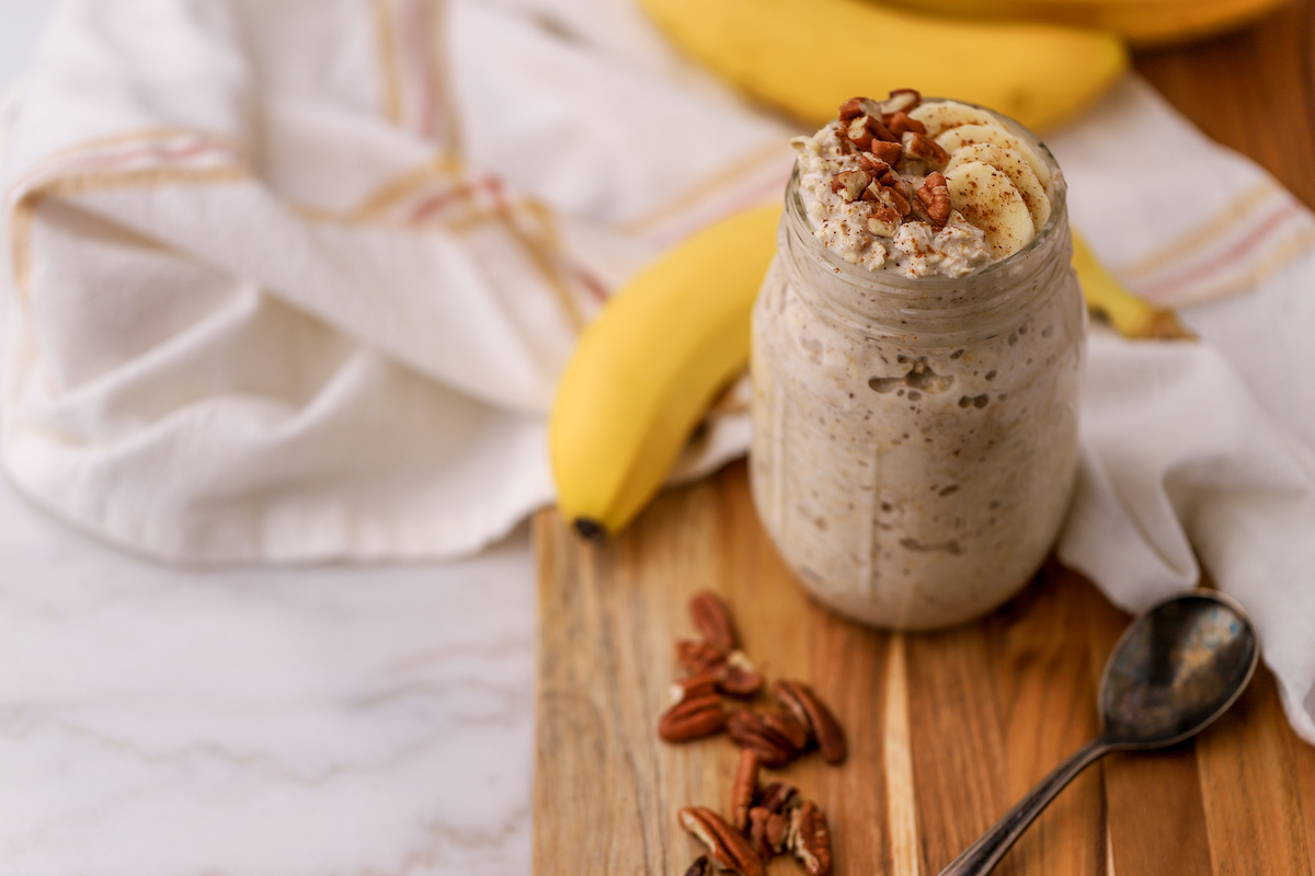 Banana Bread Overnight Oats Joy Bauer