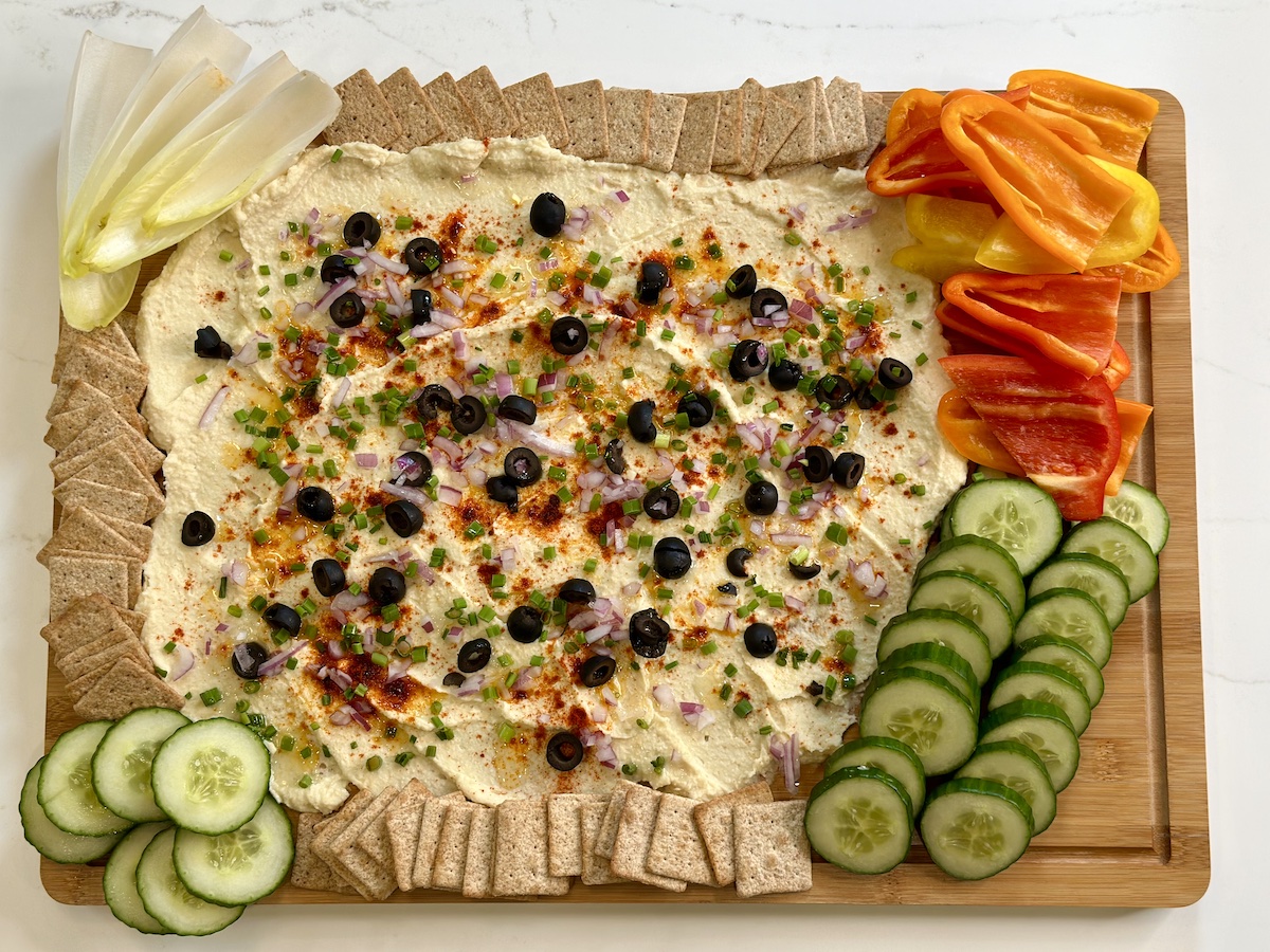 Mediterranean Hummus Board Joy Bauer