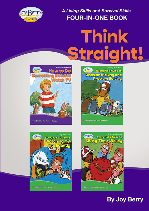 Think Straight (FourinOne Book) Softcover The Official Joy Berry