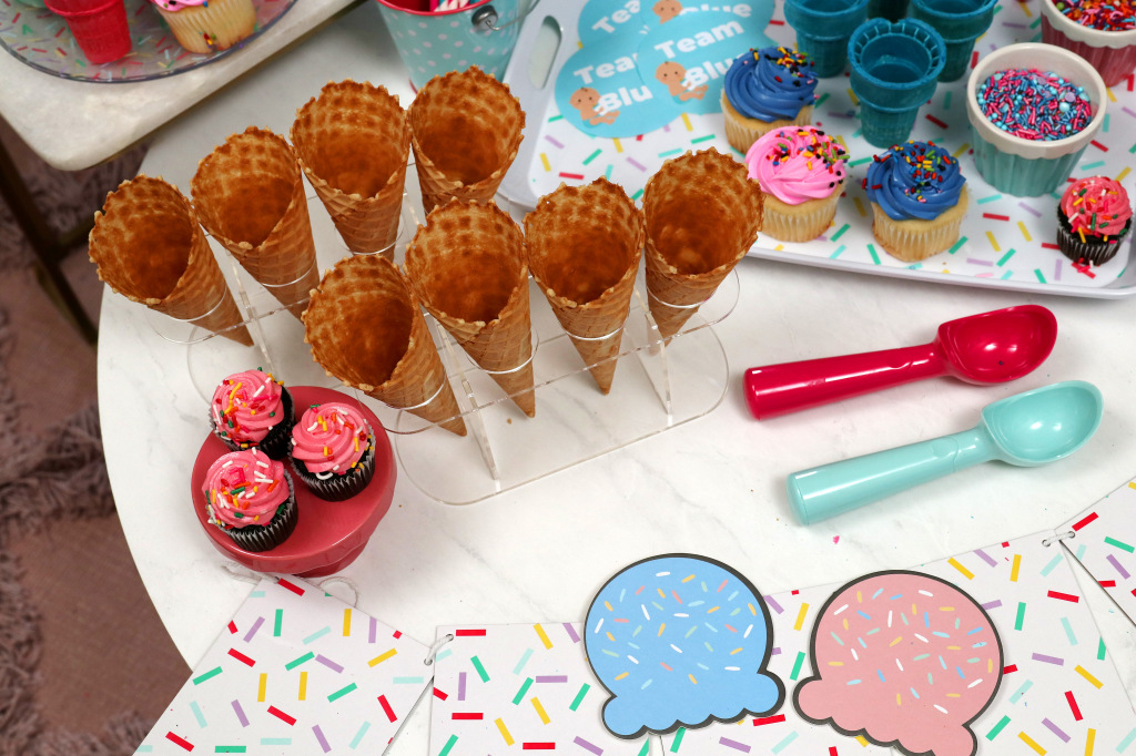 Ice CreamThemed Gender Reveal Party Ideas