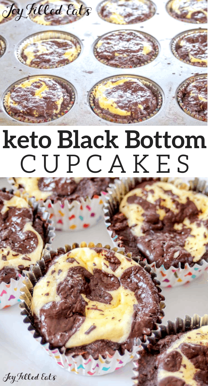 Black Bottom Cupcakes Low Carb, Keto, GlutenFree, VIDEO