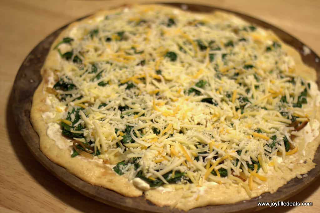 Keto White Spinach Pizza Low Carb, GlutenFree Joy Filled Eats