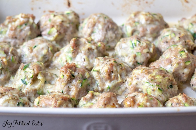 Keto Meatball Casserole Low Carb, GlutenFree, EASY Joy Filled Eats