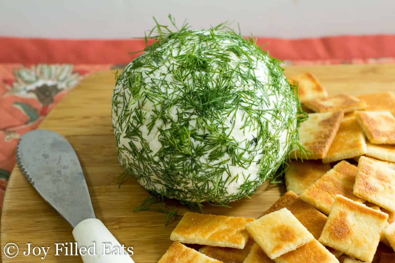 Feta & Dill Cheese Ball Keto, Low Carb, Gluten Free Joy Filled Eats