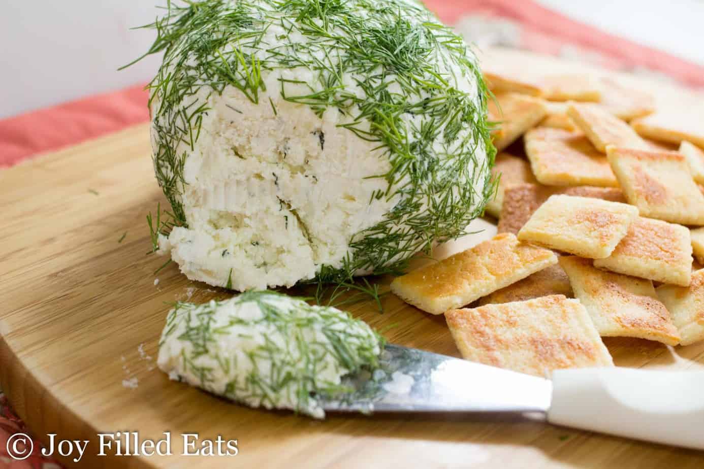 Feta & Dill Cheese Ball Keto, Low Carb, Gluten Free Joy Filled Eats