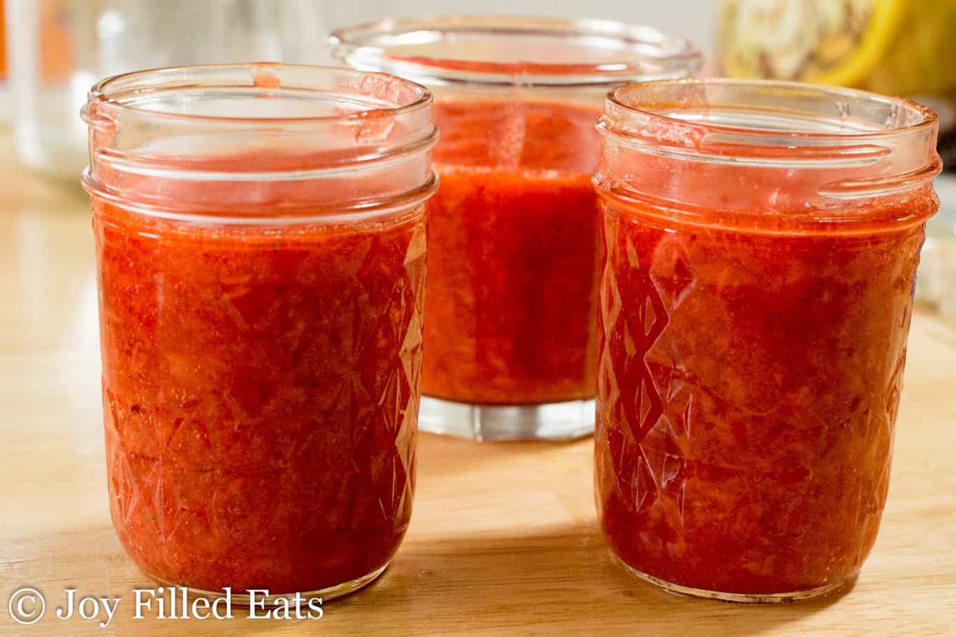 Fresh Strawberry Jam SugarFree Low Carb Keto THM Joy Filled Eats