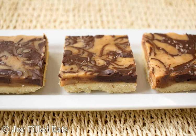 Salted Caramel Shortbread Low Carb, Keto Joy Filled Eats