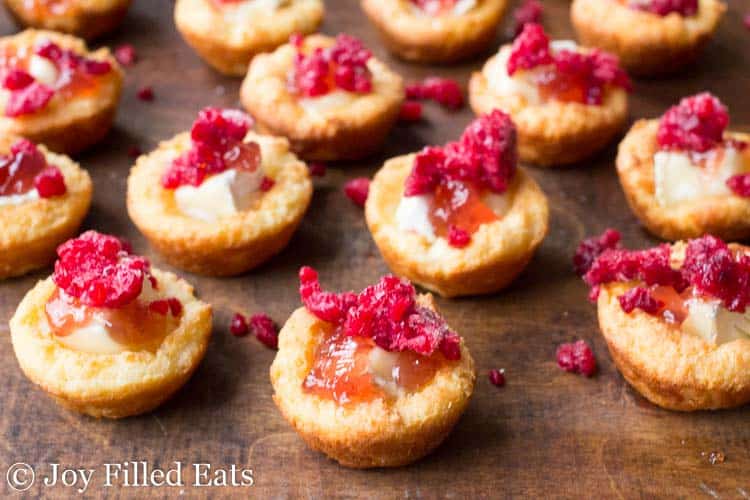 Brie Appetizer Bites with Raspberry Keto, Low Carb, GF Joy Filled Eats