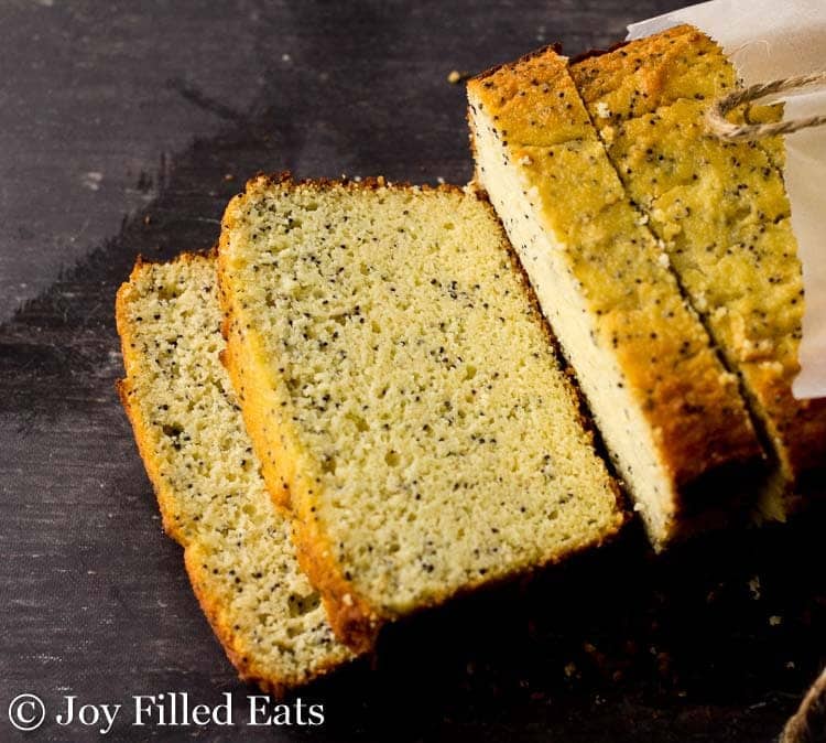 Lemon Poppy Seed Loaf Cake Low Carb Keto THM S Joy Filled Eats