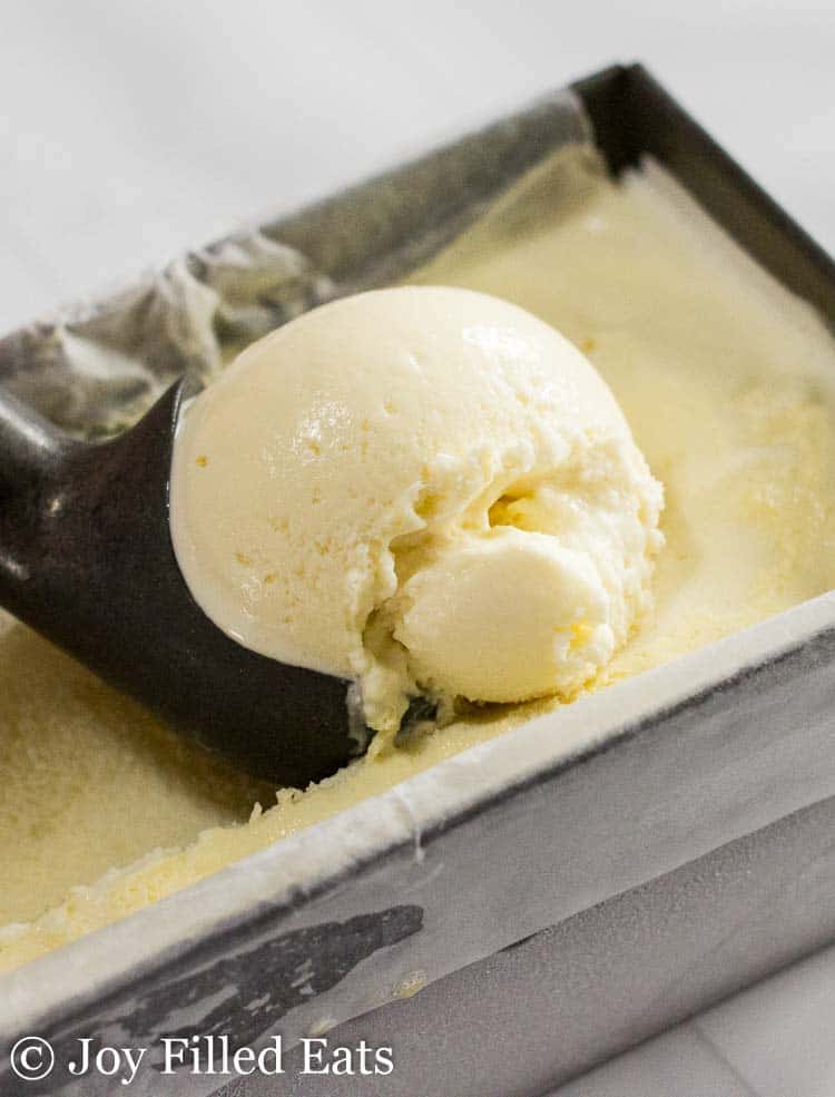 Pina Colada Ice Cream Low Carb, Keto, THM S, Easy Joy Filled Eats