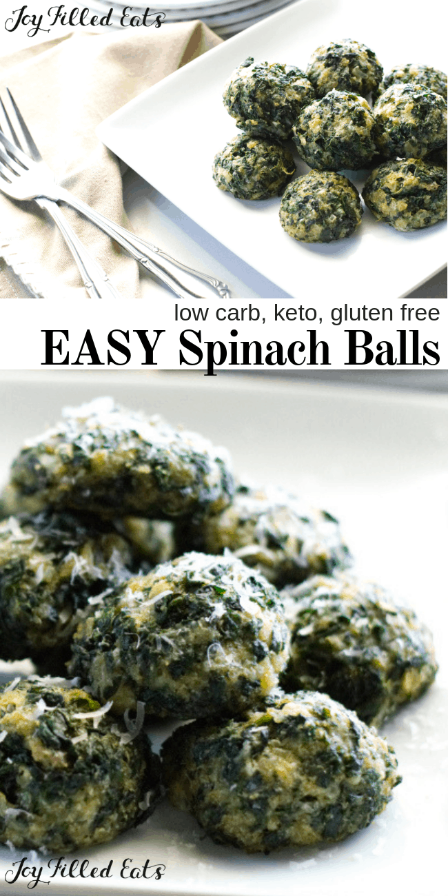 Spinach Balls Keto, Low Carb, GlutenFree, EASY Joy Filled Eats