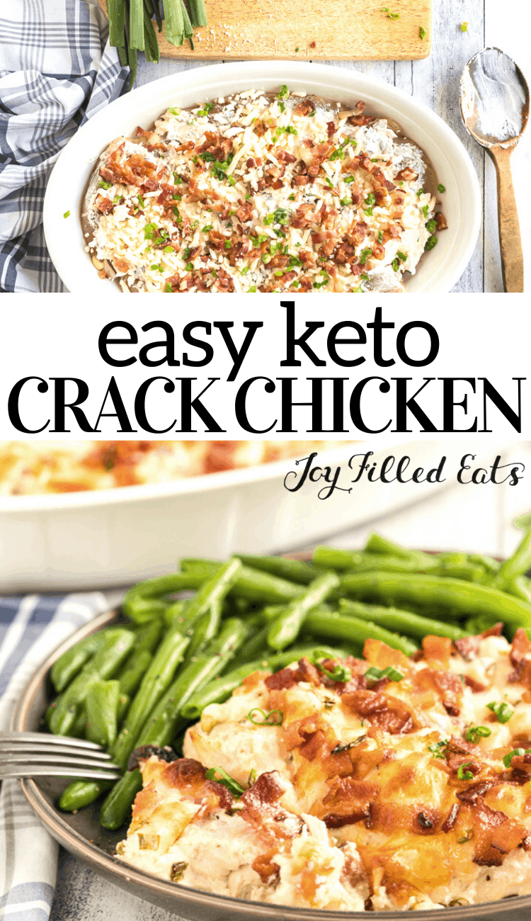 Keto Crack Chicken Recipe Low Carb, GlutenFree, EASY, Video!