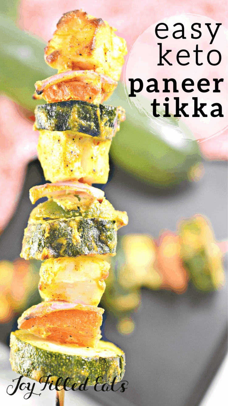 How to Make Paneer Tikka Kebabs Low Carb Keto GlutenFree