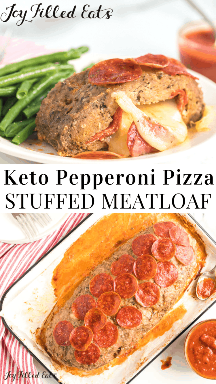 Stuffed Meatloaf with Cheese Low Carb, Keto, GlutenFree, THM S