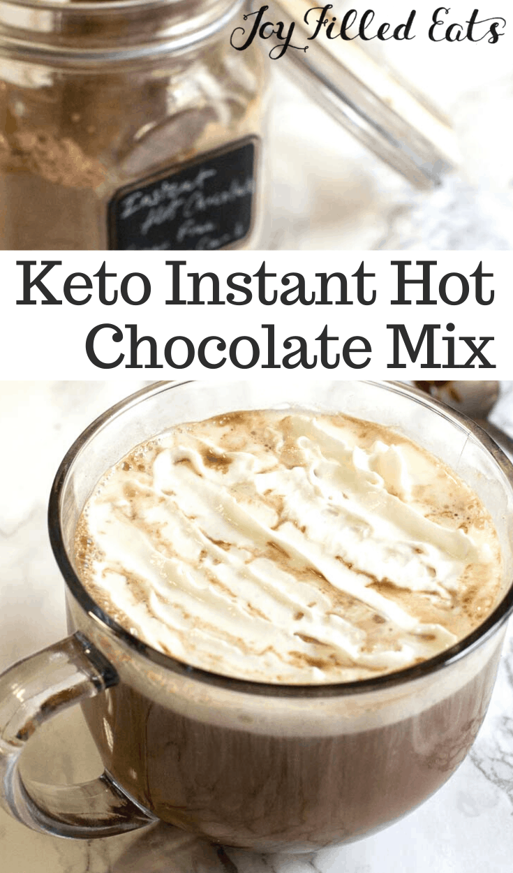 Sugar Free Hot Chocolate Mix Recipe (Homemade Cocoa!)