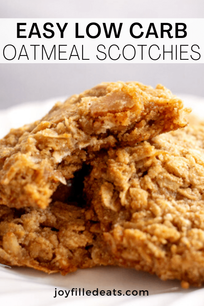 Low Carb Oatmeal Cookies Keto Oatmeal Scotchies Joy Filled Eats