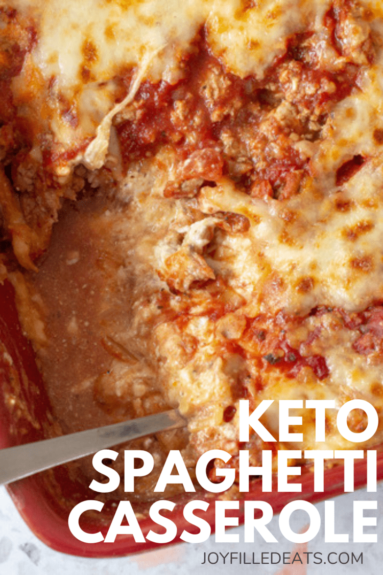 Keto Spaghetti Casserole Low Carb, GlutenFree Joy Filled Eats
