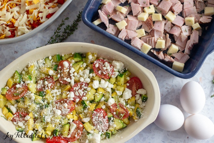 Keto Egg Bake with Cream Cheese Low Carb, THM S, EASY