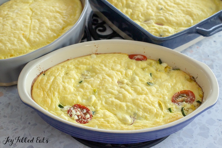 Keto Egg Bake with Cream Cheese Low Carb, THM S, EASY